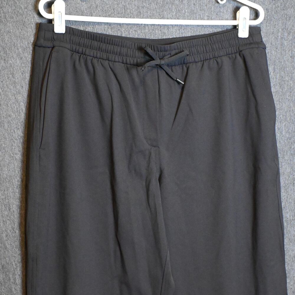 Lululemon Women's L Relaxed Black Lounge Pants Drawstring - Picture 2 of 10